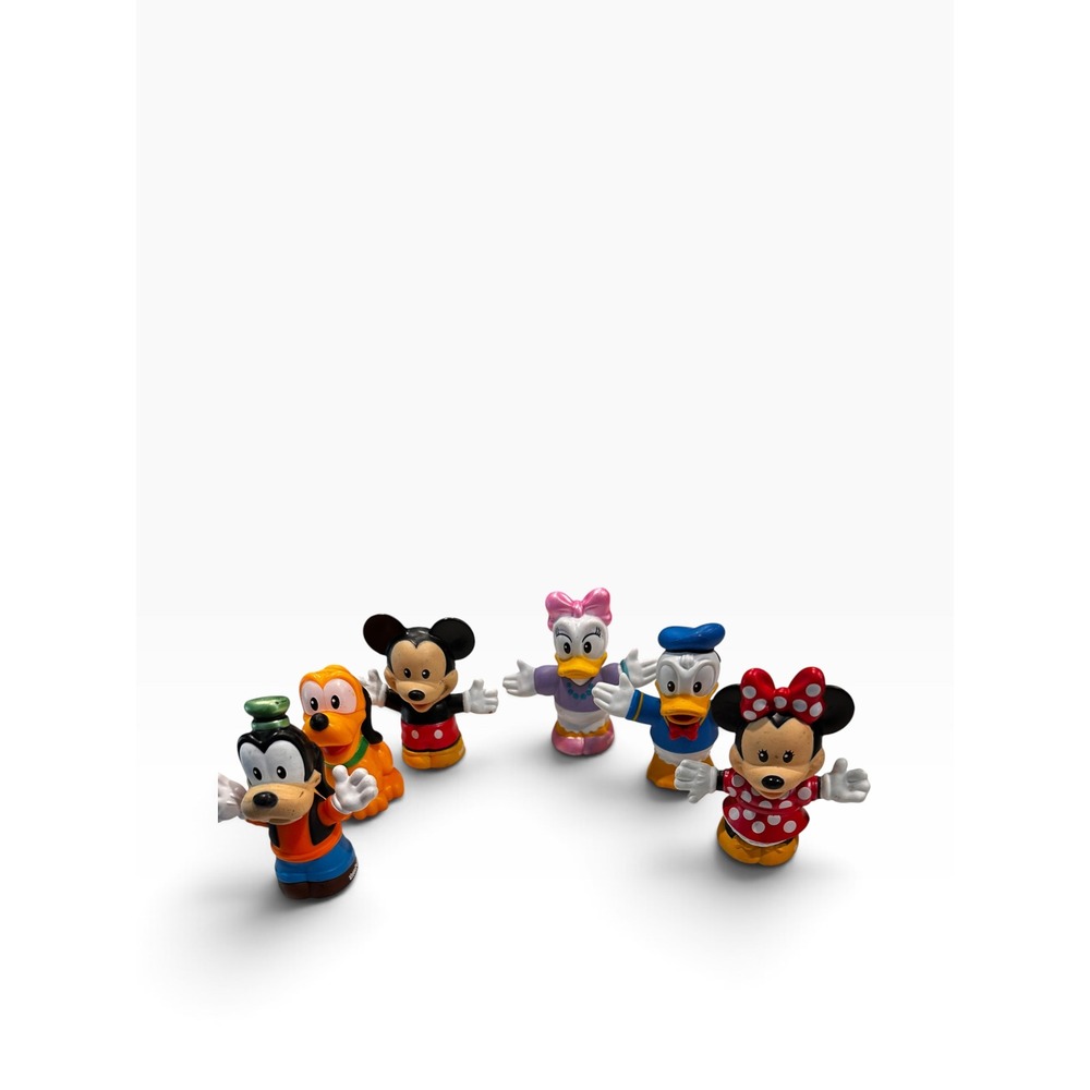 Fisher Price Little People Disney Mickey Mouse Friends Figure Set 6pc Lot